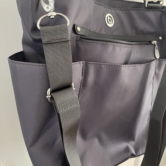 Large Gray Baggalini Tote - Picture 3 of 6